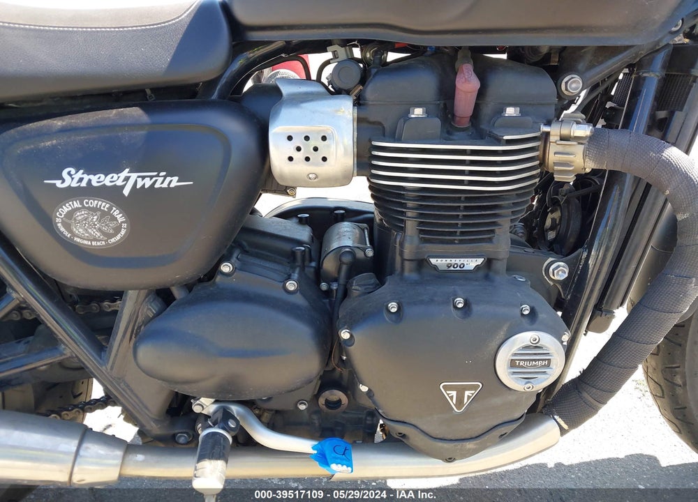 2016 TRIUMPH MOTORCYCLE STREET TWIN VIN: SMTD31GN5GT744543