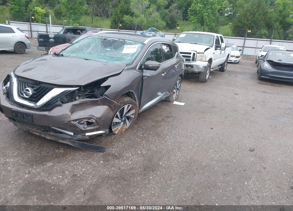 2015 NISSAN MURANO PLATINUM VIN: 5N1AZ2MG9FN212917
