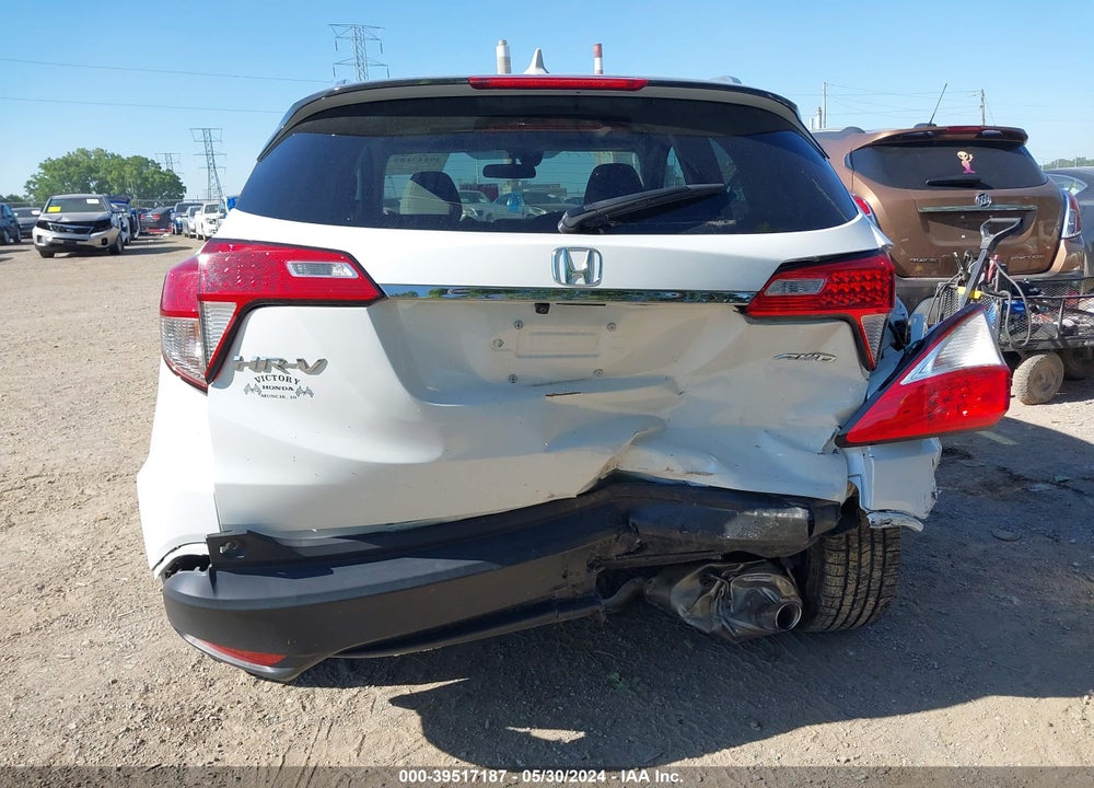 2022 HONDA HR-V AWD EX VIN: 3CZRU6H55NM727020