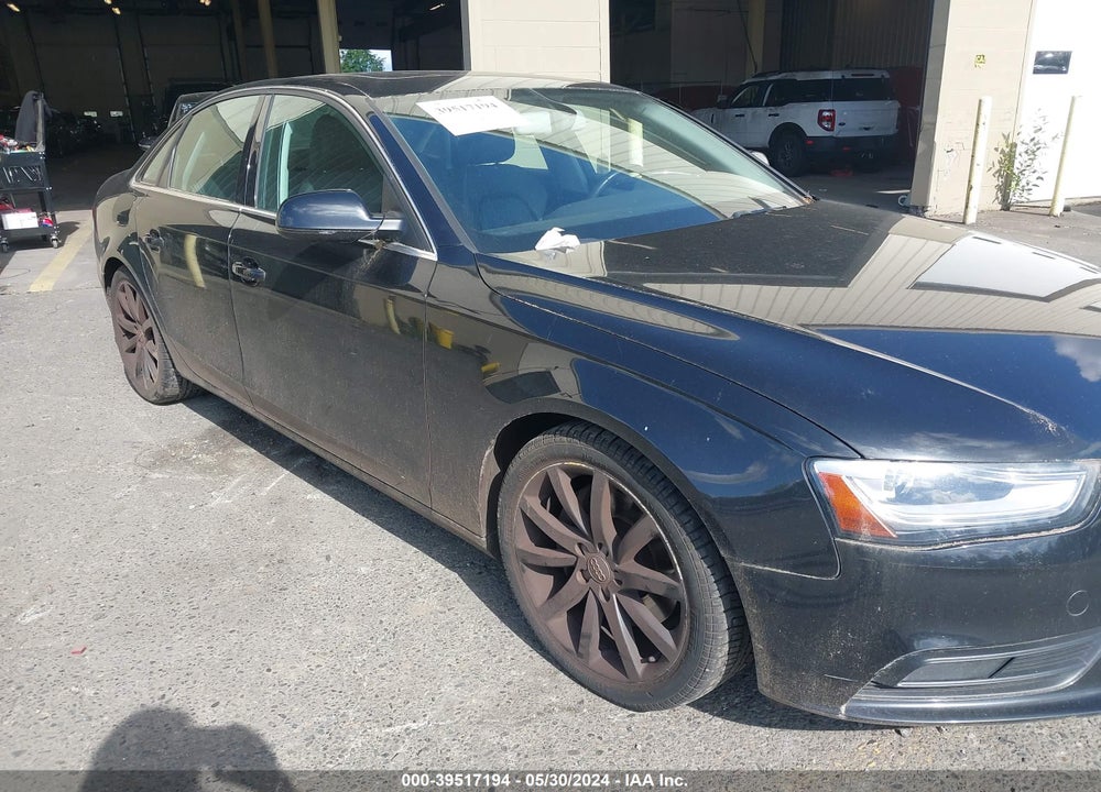 2013 AUDI A4 2.0T PREMIUM VIN: WAUFFAFL1DN035717
