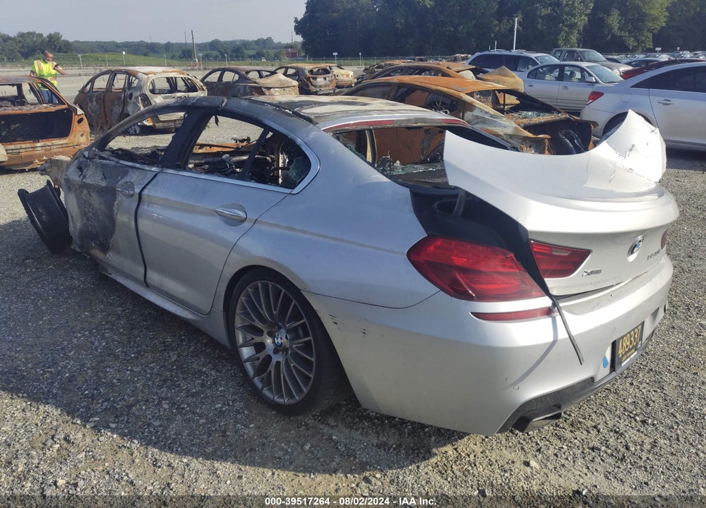 2013 BMW 650I GRAN COUPE XDRIVE VIN: WBA6B4C5XDD098629
