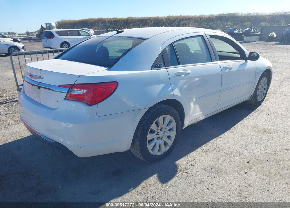2012 CHRYSLER 200 LX VIN: 1C3CCBAB0CN317305