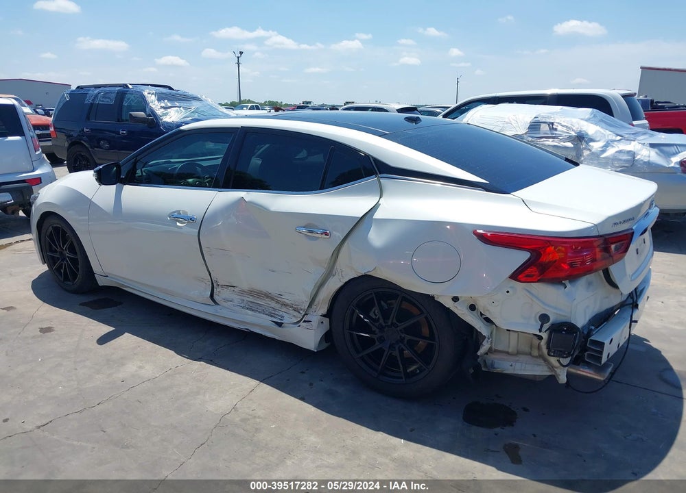 2017 NISSAN MAXIMA 3.5 PLATINUM VIN: 1N4AA6AP2HC364338