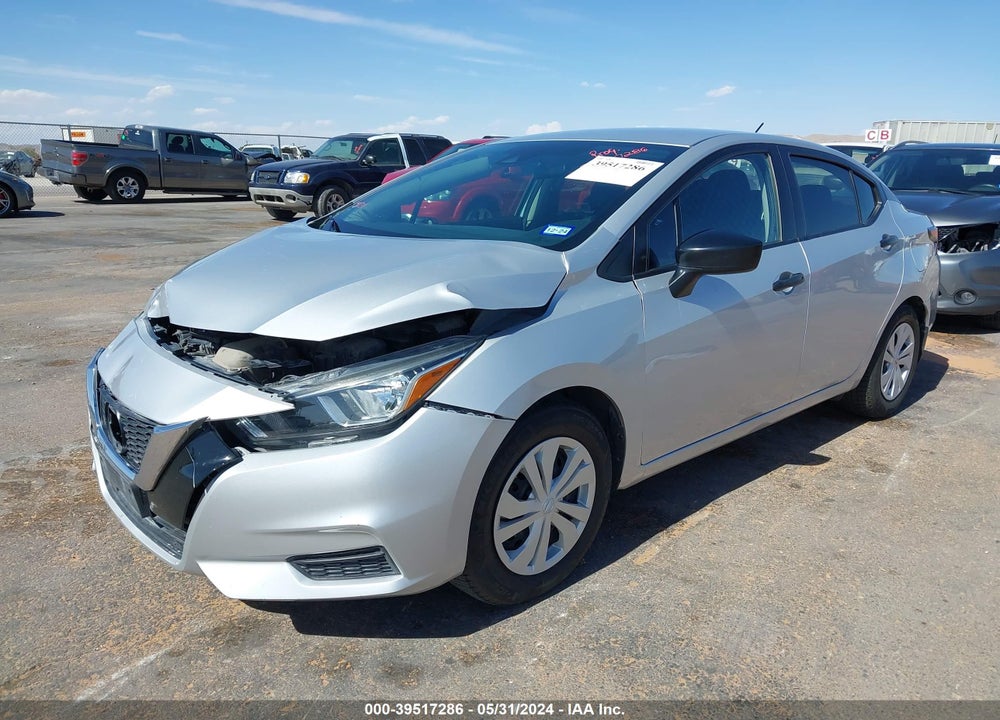 2021 NISSAN VERSA S 5-SPEED MANUAL TRANSMISSION VIN: 3N1CN8BV9ML821826