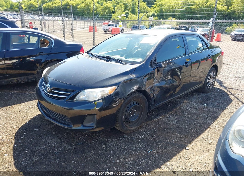 2013 TOYOTA COROLLA LE VIN: 2T1BU4EE0DC081263