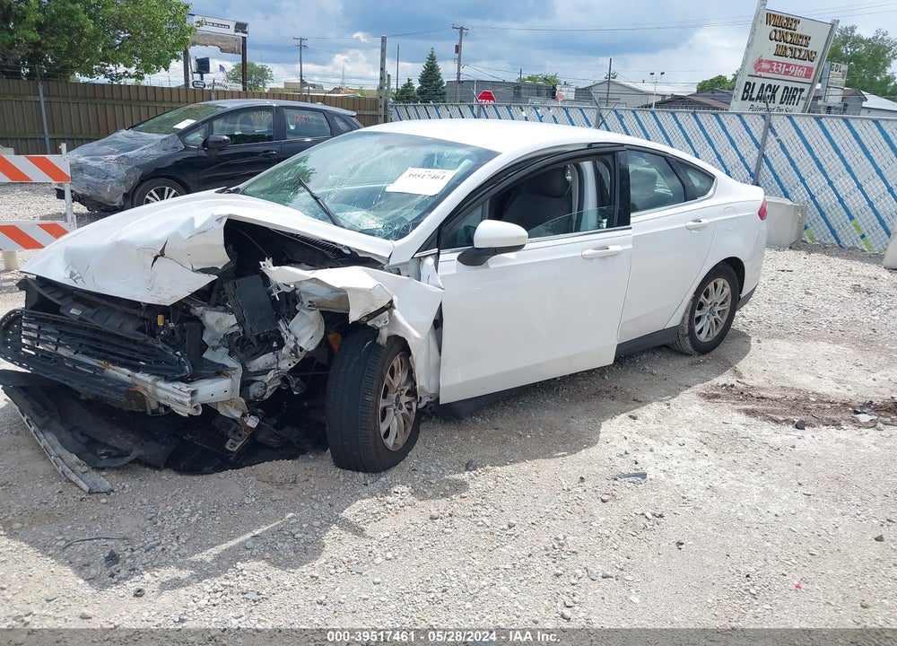 2016 FORD FUSION S VIN: 3FA6P0G74GR231685