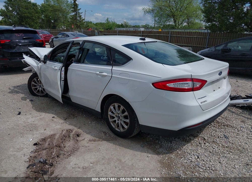 2016 FORD FUSION S VIN: 3FA6P0G74GR231685