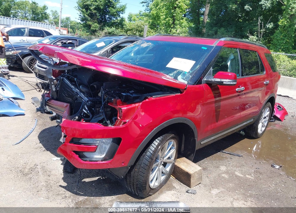 2017 FORD EXPLORER LIMITED VIN: 1FM5K7F8XHGB28461