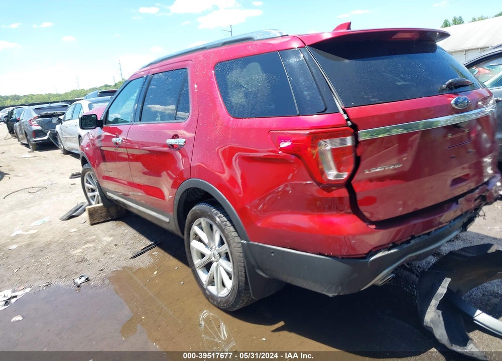2017 FORD EXPLORER LIMITED VIN: 1FM5K7F8XHGB28461