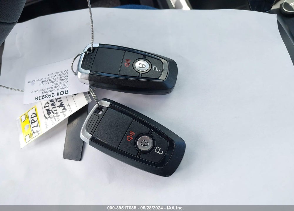 2022 FORD ECOSPORT TITANIUM VIN: MAJ6S3KL4NC465907