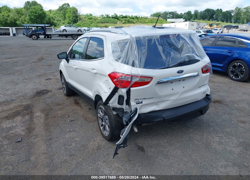 2022 FORD ECOSPORT TITANIUM VIN: MAJ6S3KL4NC465907