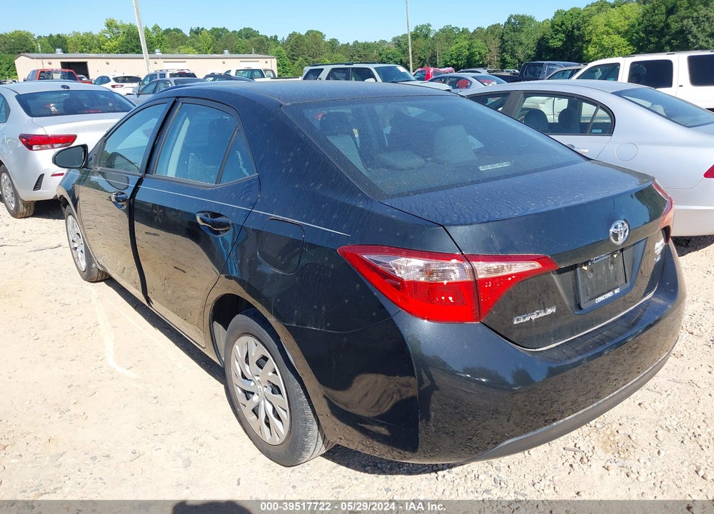 2019 TOYOTA COROLLA LE VIN: 2T1BURHE6KC177873