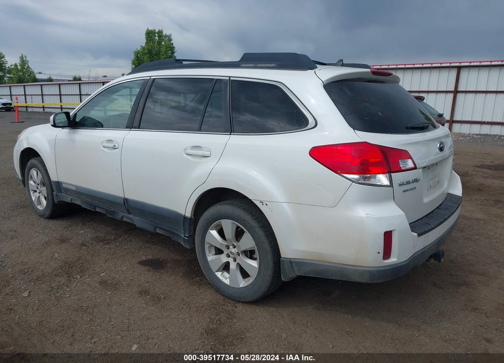 2012 SUBARU OUTBACK 2.5I LIMITED VIN: 4S4BRBKC6C3291605