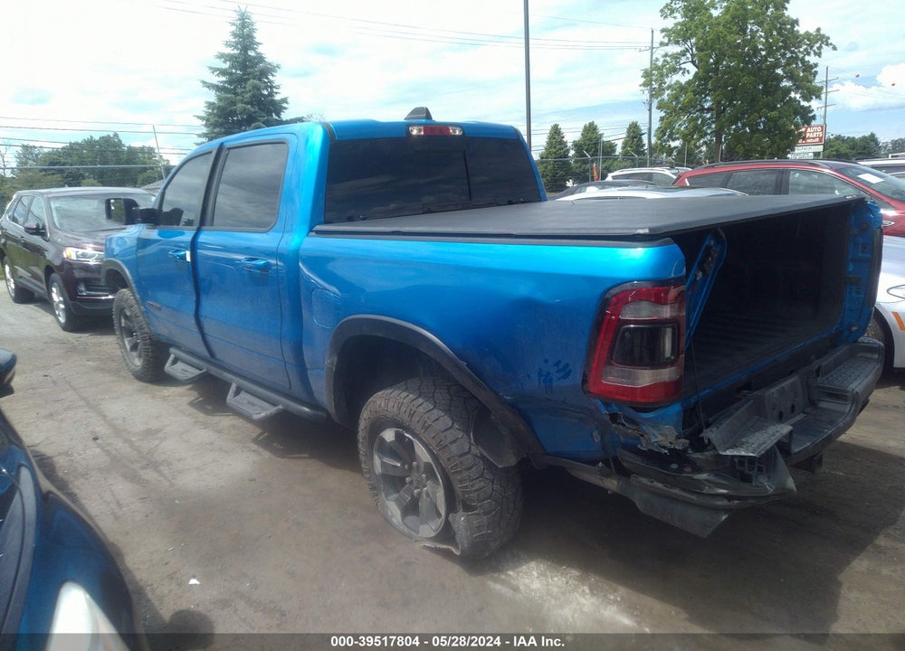 2021 RAM 1500 REBEL 4X4 5'7 BOX VIN: 1C6SRFLTXMN618000