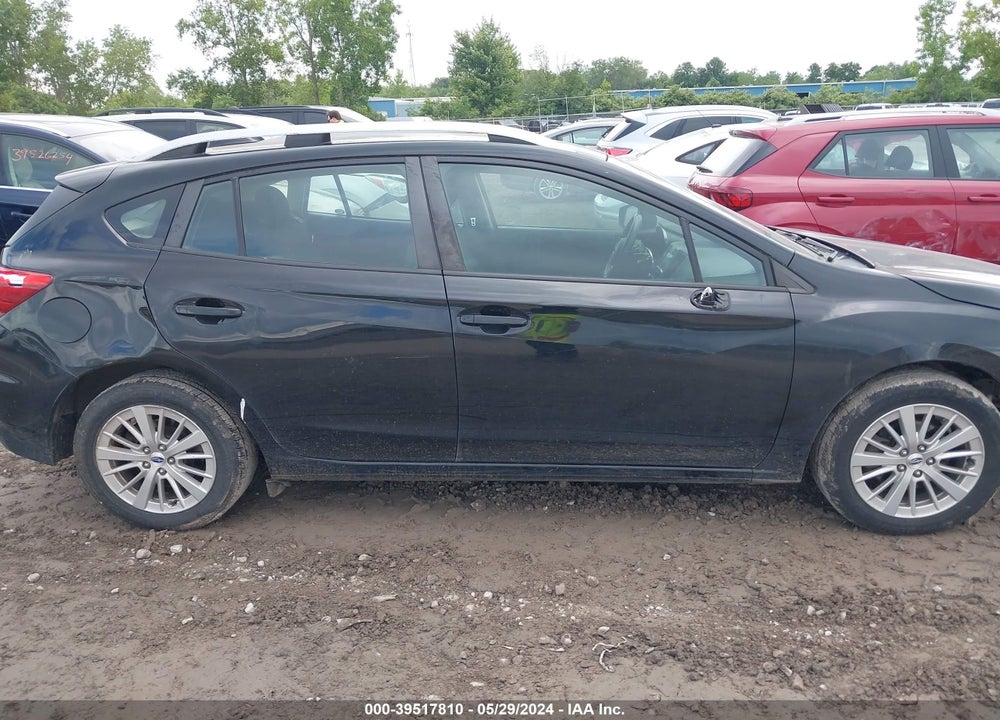 2017 SUBARU IMPREZA 2.0I PREMIUM VIN: 4S3GTAB68H3738457