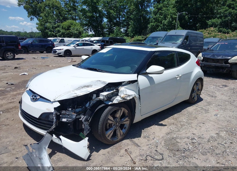 2016 HYUNDAI VELOSTER VIN: KMHTC6AD1GU255084