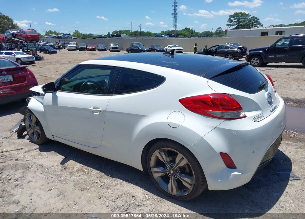 2016 HYUNDAI VELOSTER VIN: KMHTC6AD1GU255084