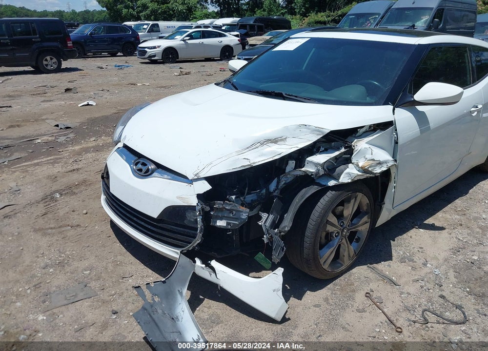 2016 HYUNDAI VELOSTER VIN: KMHTC6AD1GU255084