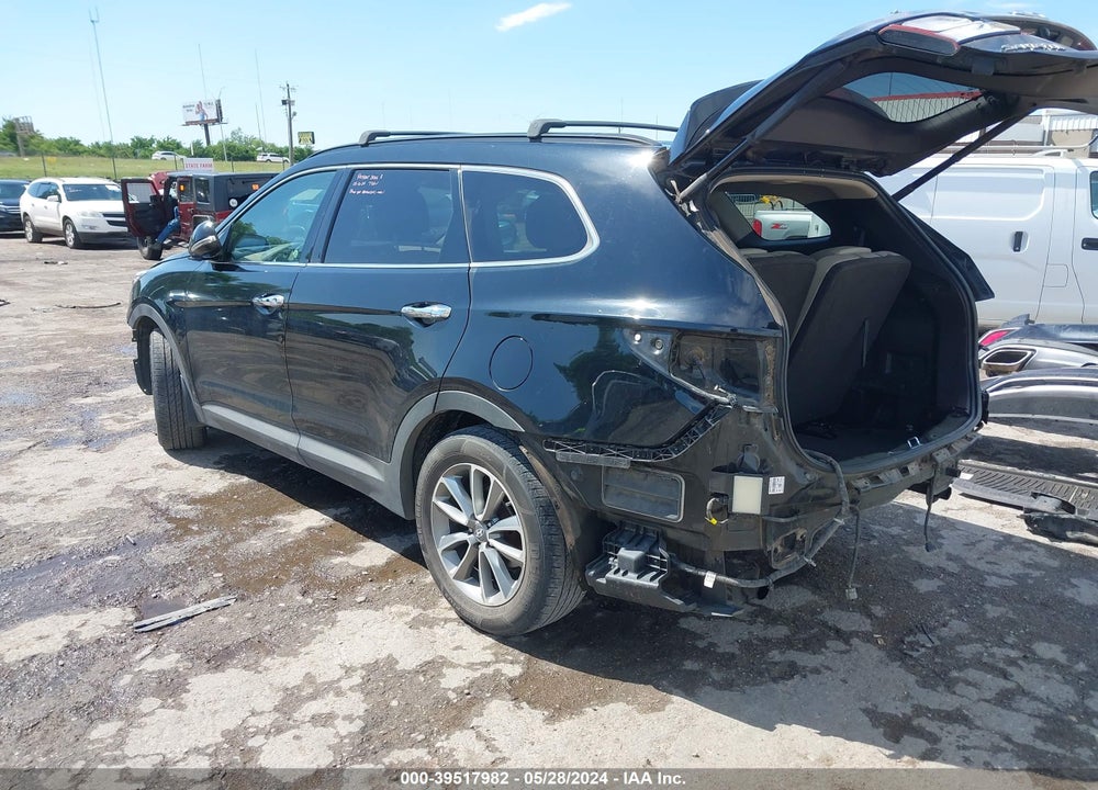 2017 HYUNDAI SANTA FE SE VIN: KM8SN4HF2HU206558