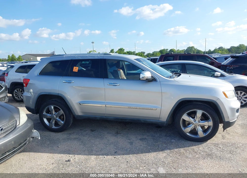 2012 JEEP GRAND CHEROKEE OVERLAND VIN: 1C4RJECG5CC177186