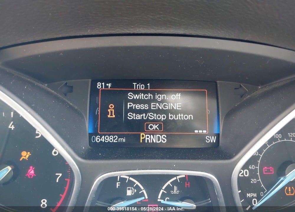 2015 FORD FOCUS TITANIUM VIN: 1FADP3J29FL377843