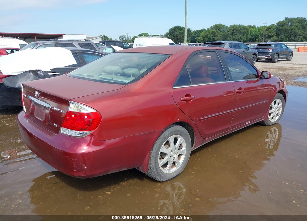 2005 TOYOTA CAMRY XLE V6 VIN: JTDBF30K650164029