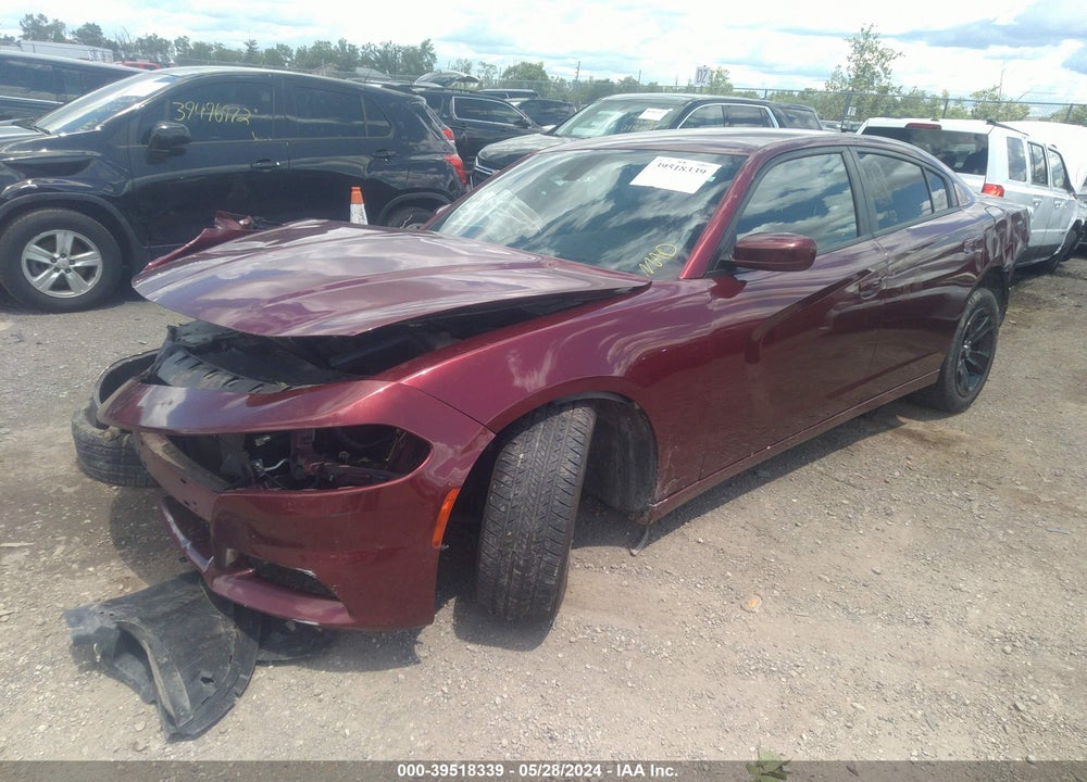 2018 DODGE CHARGER SXT RWD VIN: 2C3CDXBG7JH158308