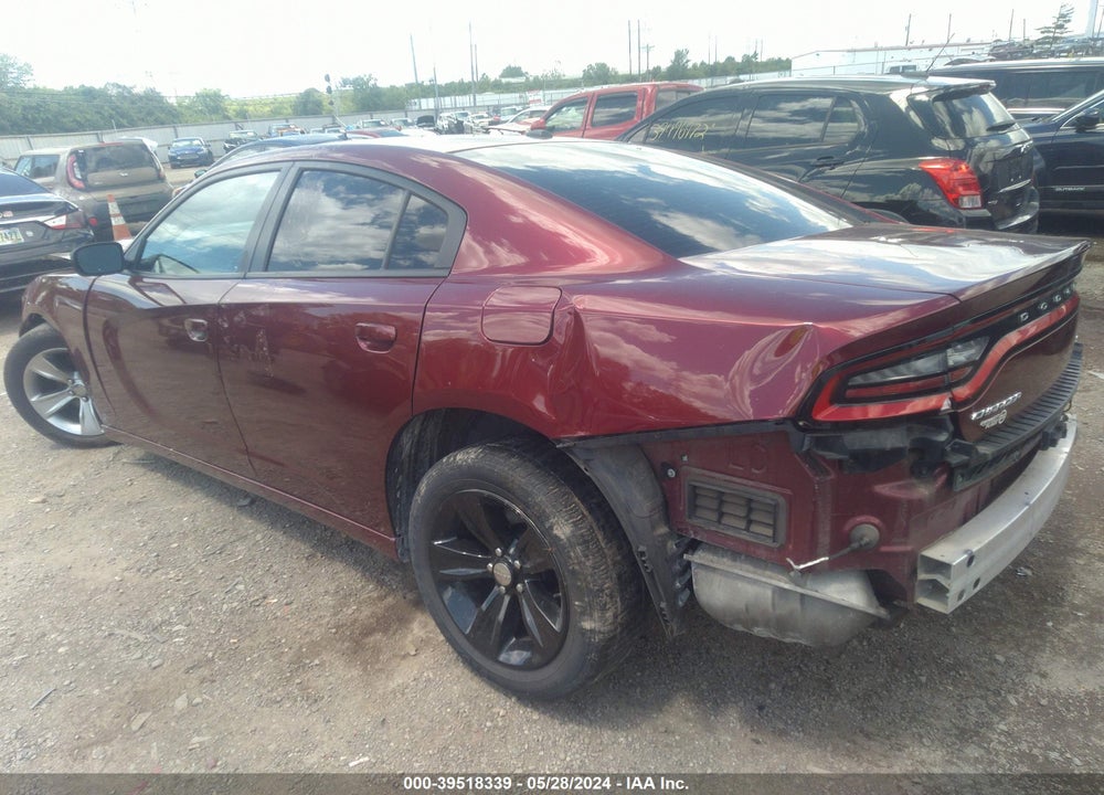 2018 DODGE CHARGER SXT RWD VIN: 2C3CDXBG7JH158308