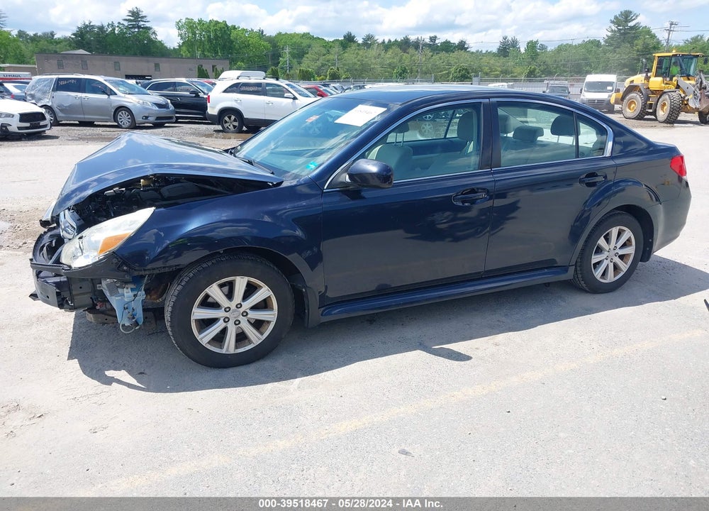 2012 SUBARU LEGACY VIN: 4S3BMBC69C3037656