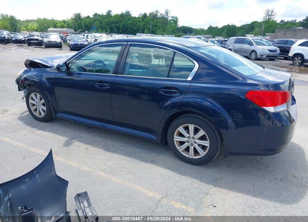 2012 SUBARU LEGACY VIN: 4S3BMBC69C3037656