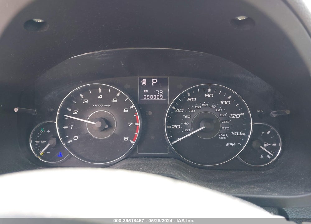 2012 SUBARU LEGACY VIN: 4S3BMBC69C3037656