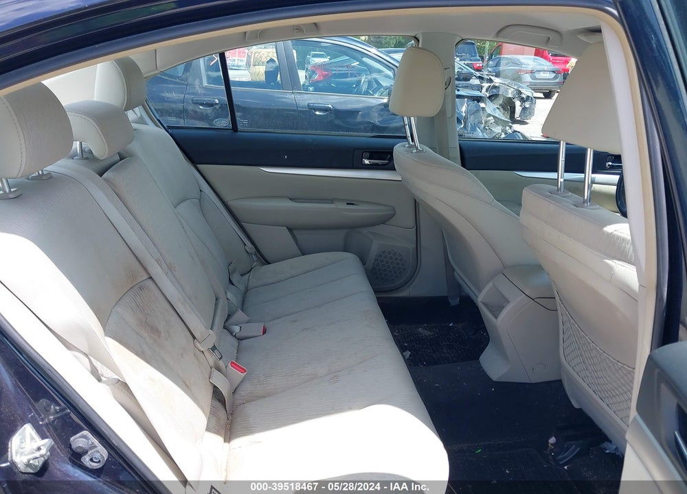 2012 SUBARU LEGACY VIN: 4S3BMBC69C3037656