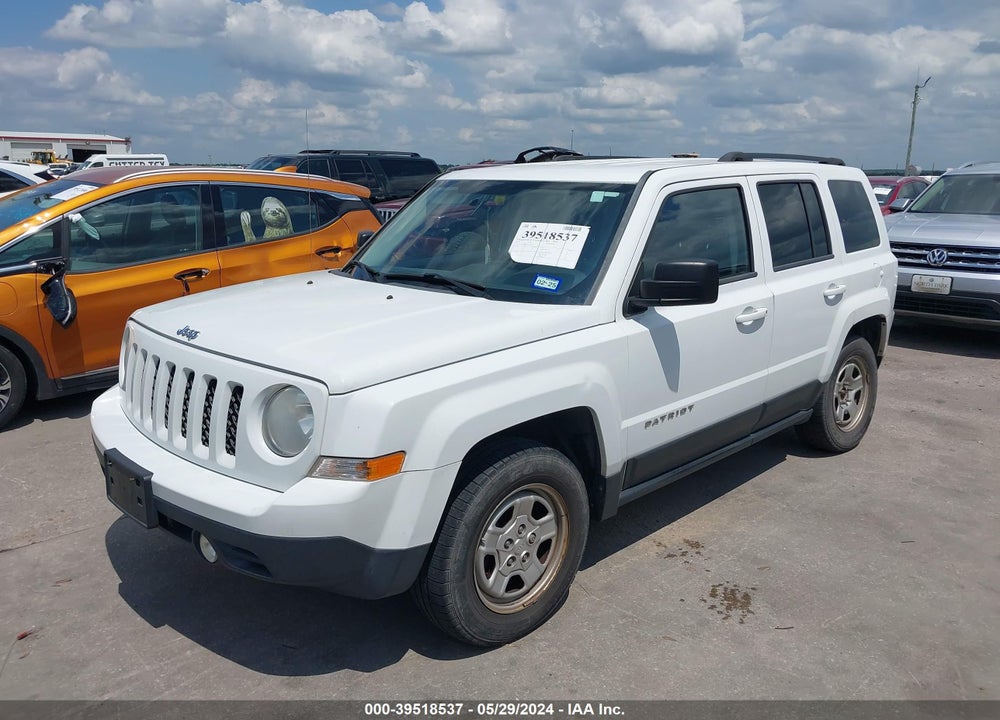 2012 JEEP PATRIOT SPORT VIN: 1C4NJRBB8CD603975
