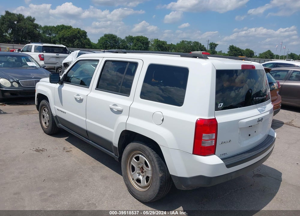 2012 JEEP PATRIOT SPORT VIN: 1C4NJRBB8CD603975