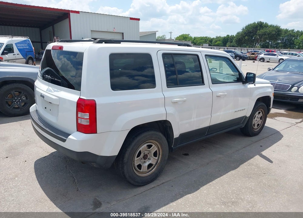 2012 JEEP PATRIOT SPORT VIN: 1C4NJRBB8CD603975