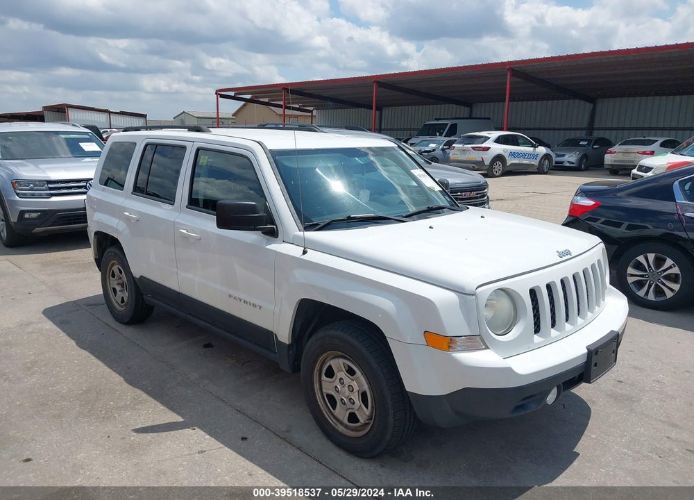 2012 JEEP PATRIOT SPORT VIN: 1C4NJRBB8CD603975