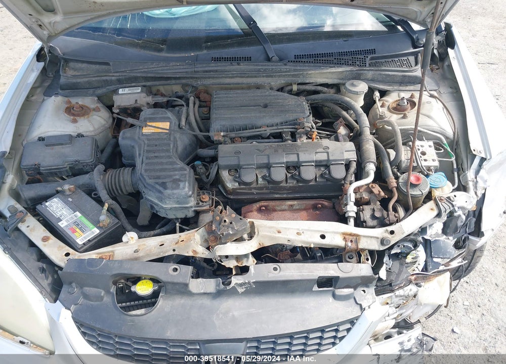 2004 HONDA CIVIC VIN: 1HGEM22904L075112