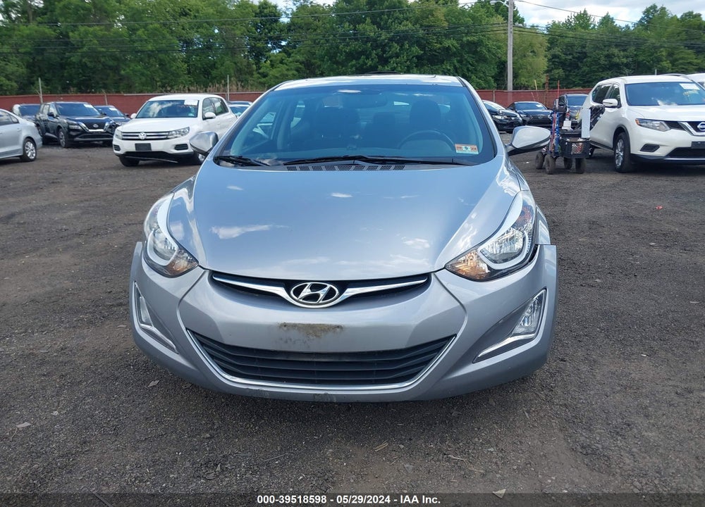 2016 HYUNDAI ELANTRA VIN: 5NPDH4AE8GH677368