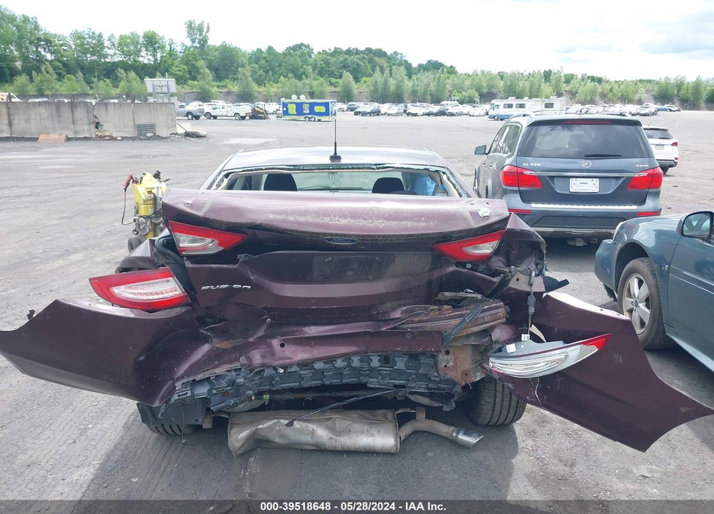 2013 FORD FUSION SE VIN: 3FA6P0H7XDR277158
