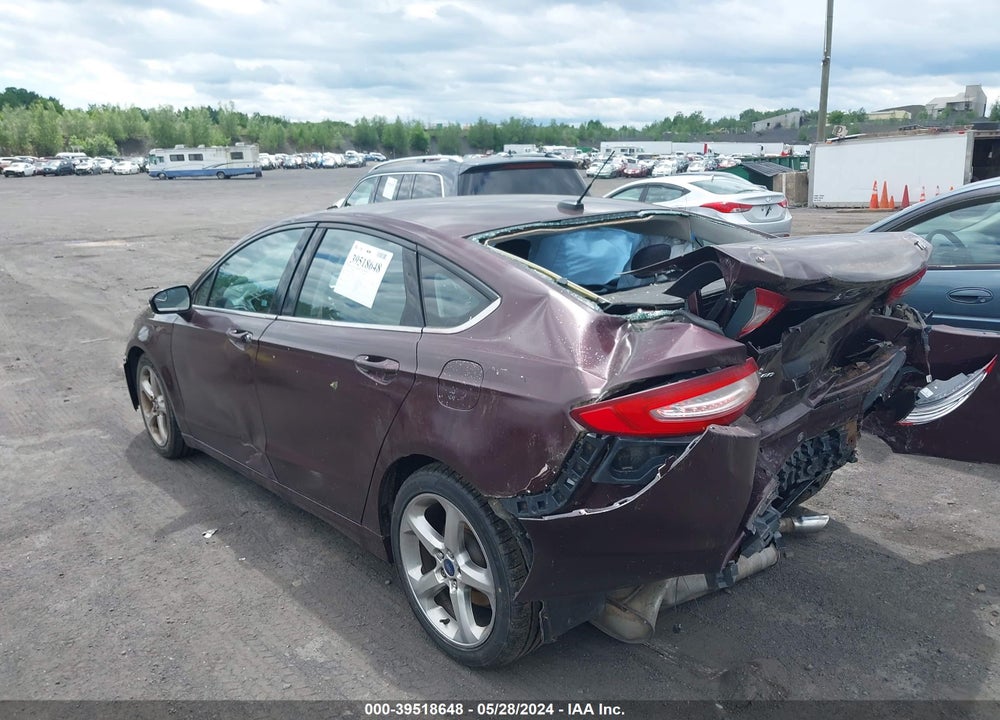 2013 FORD FUSION SE VIN: 3FA6P0H7XDR277158