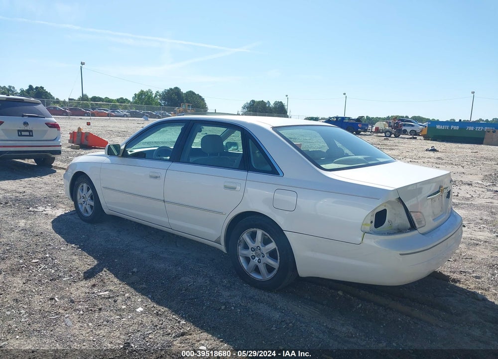 2000 TOYOTA AVALON XLS VIN: 4T1BF28B3YU031087