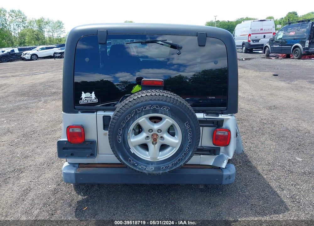 2005 JEEP WRANGLER X VIN: 1J4FA39S95P340771