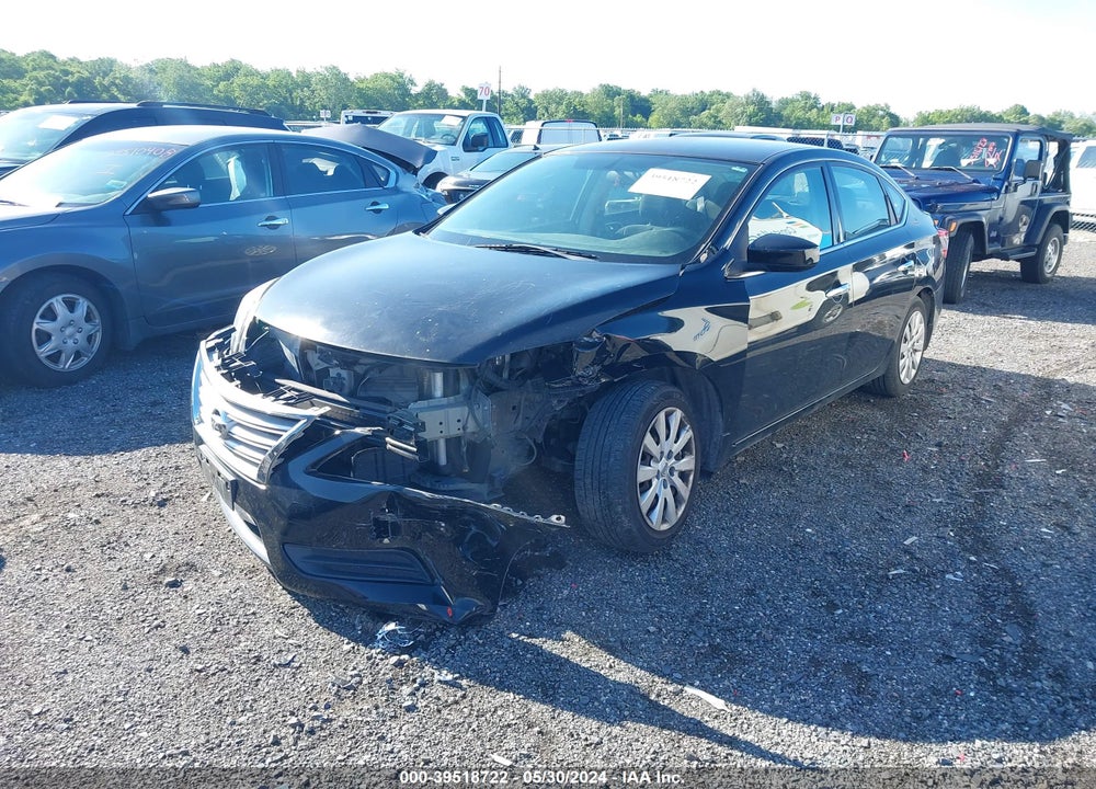 2014 NISSAN SENTRA S VIN: 3N1AB7AP0EY315030