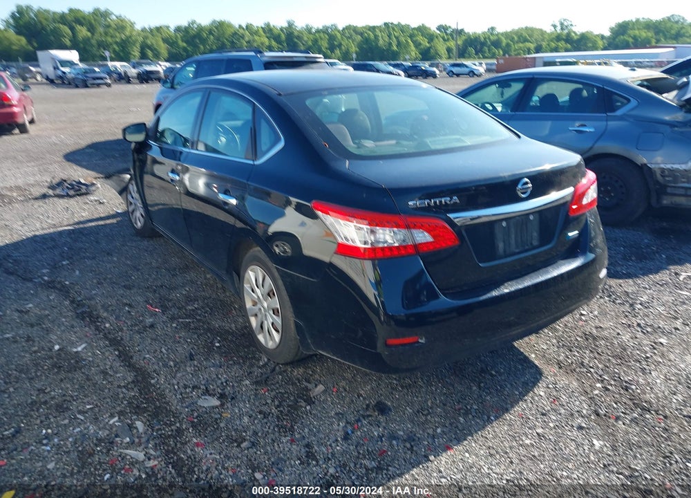 2014 NISSAN SENTRA S VIN: 3N1AB7AP0EY315030