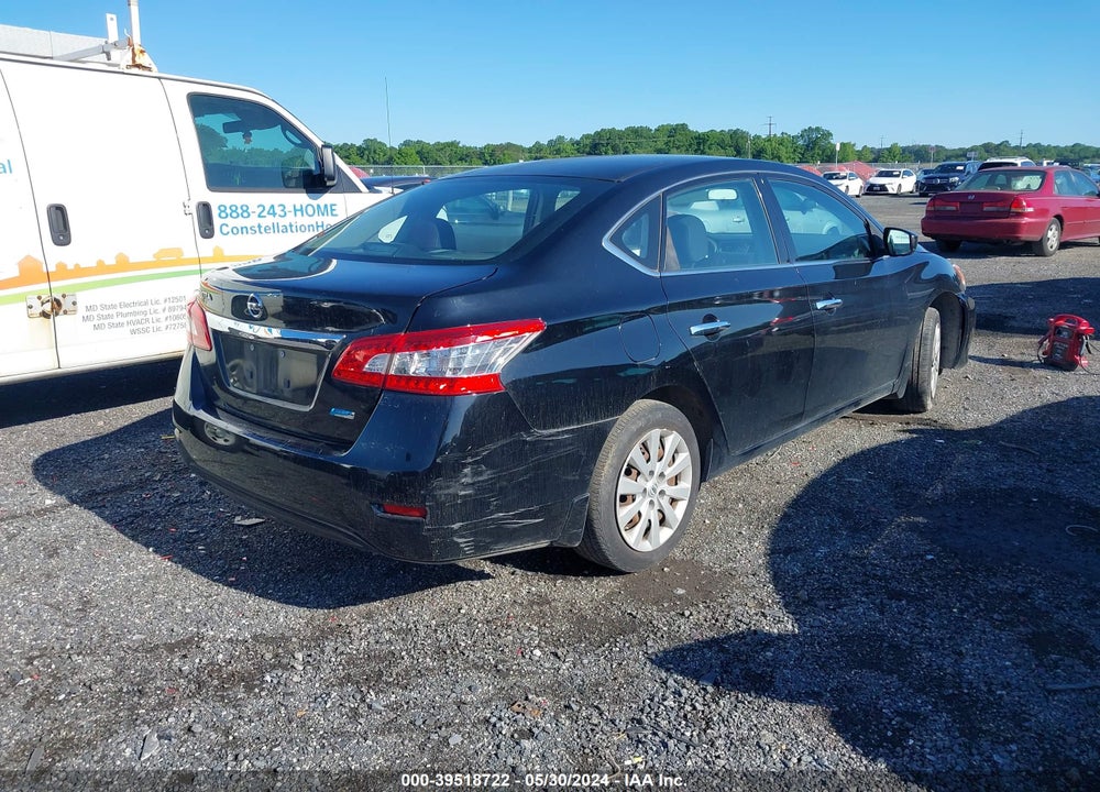 2014 NISSAN SENTRA S VIN: 3N1AB7AP0EY315030