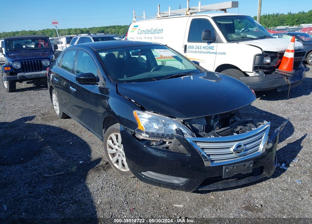 2014 NISSAN SENTRA S VIN: 3N1AB7AP0EY315030