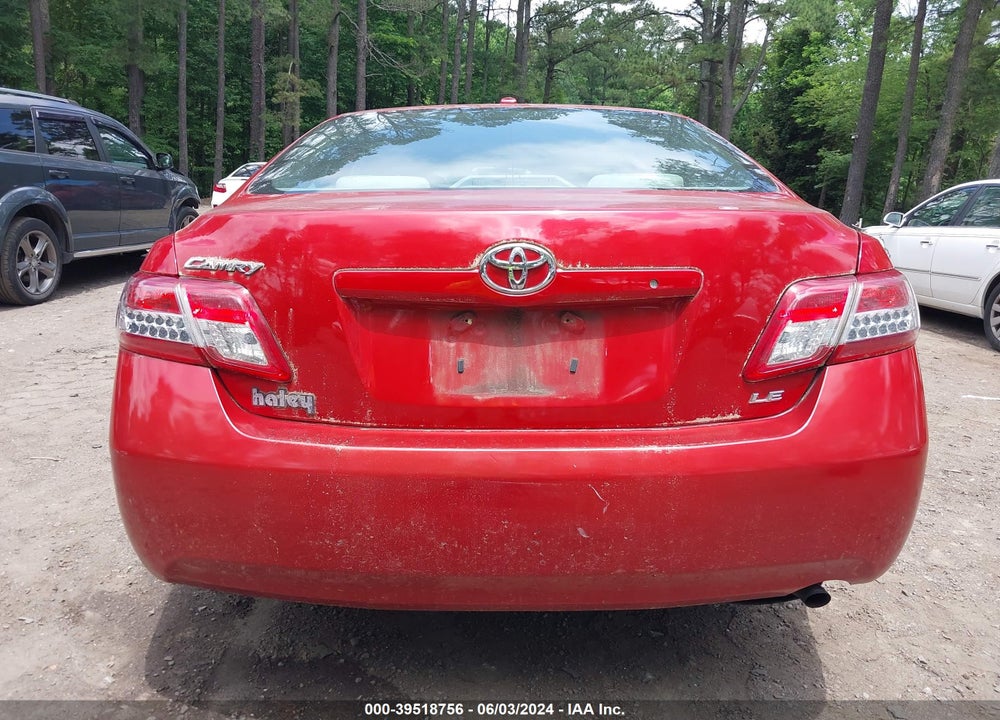 2011 TOYOTA CAMRY LE VIN: 4T1BF3EK0BU177593