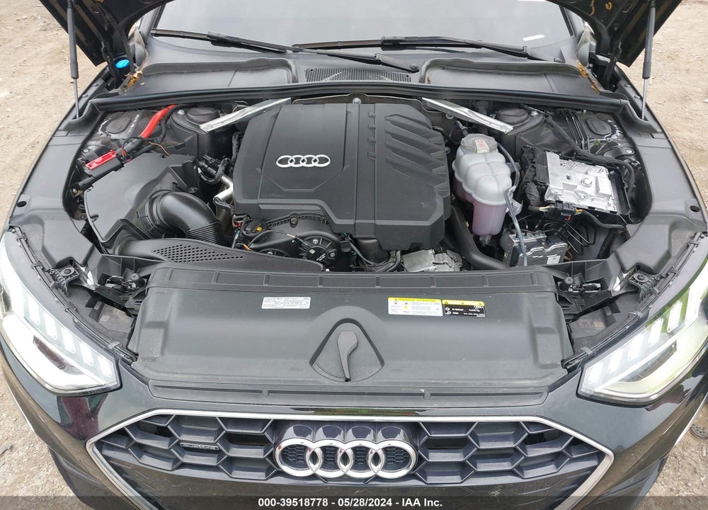 2022 AUDI A4 PREMIUM PLUS 45 TFSI S LINE QUATTRO S TRONIC VIN: WAUEAAF42NN011706