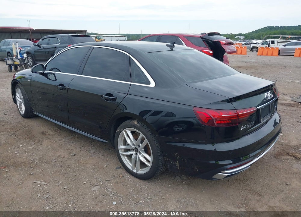 2022 AUDI A4 PREMIUM PLUS 45 TFSI S LINE QUATTRO S TRONIC VIN: WAUEAAF42NN011706