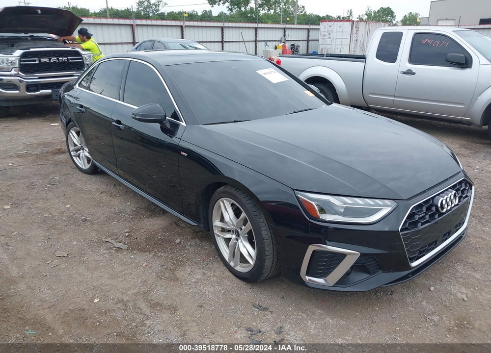 2022 AUDI A4 PREMIUM PLUS 45 TFSI S LINE QUATTRO S TRONIC VIN: WAUEAAF42NN011706